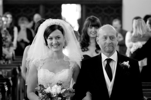 Here comes the bride